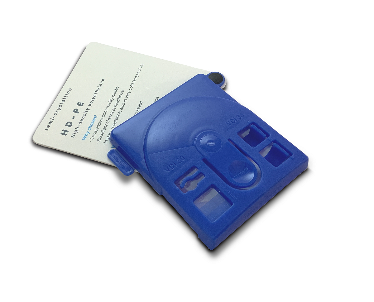 HDPE - High-Density Polyethylene Sample-Material Sample Shop