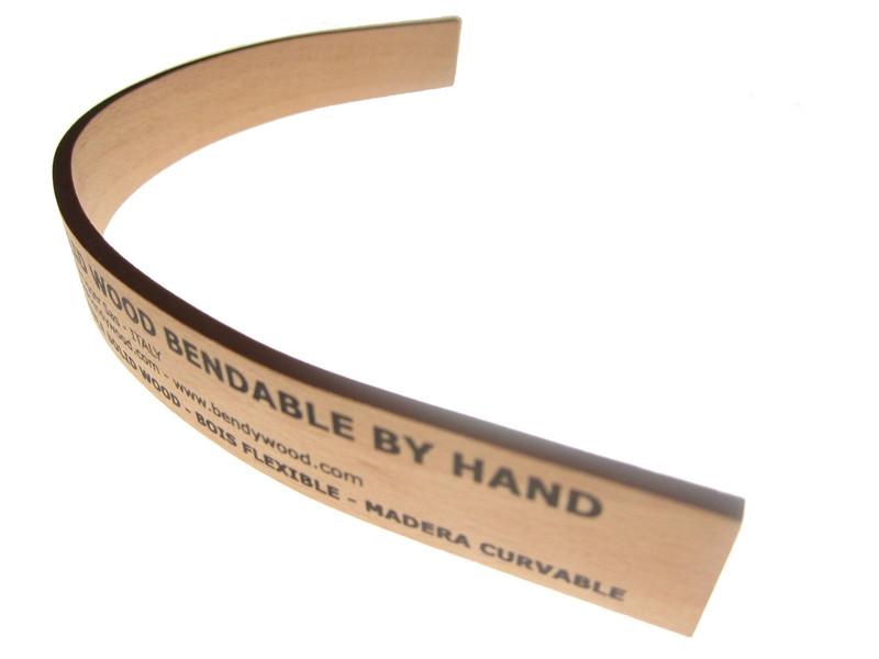 Bendable Wood - Specially processed solid wood that can be bent by hand-Material Sample Shop