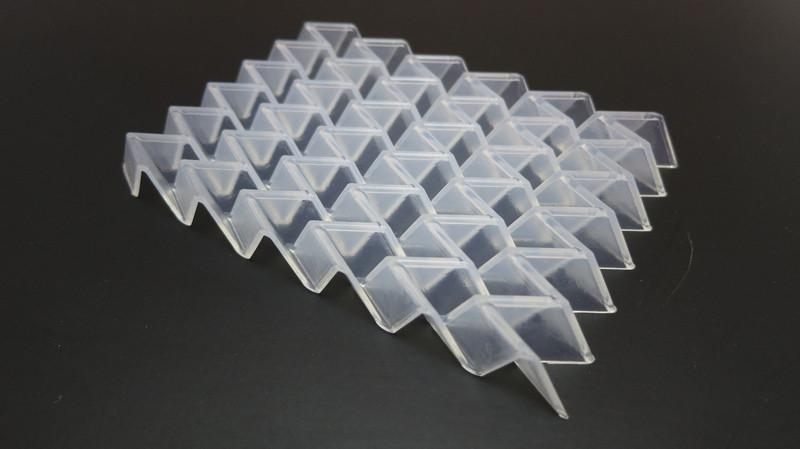 Orimetric (Rubber Origami) - Impact-resistant and aesthetically refined structure-Material Sample Shop
