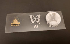 Laser Transfer Decoration - Selective transfer of a metal layer to a substrate