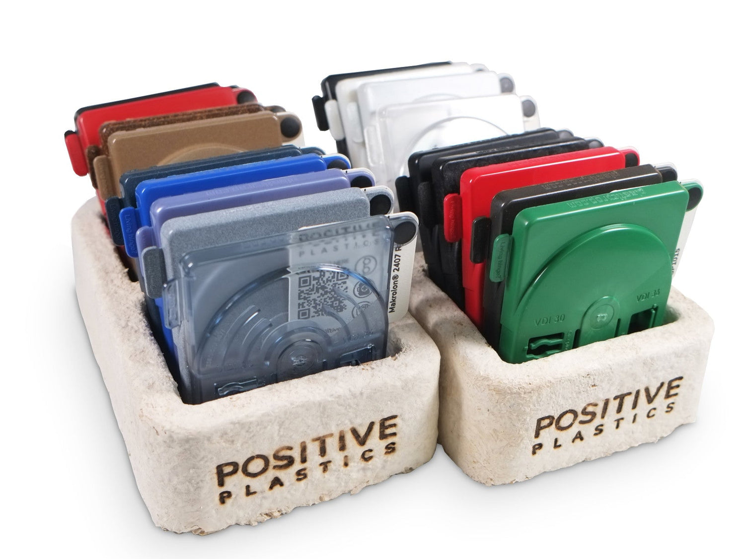 Positive Plastics - Sustainable Plastic Material Sample Set - Kit nr 2-Material Sample Shop