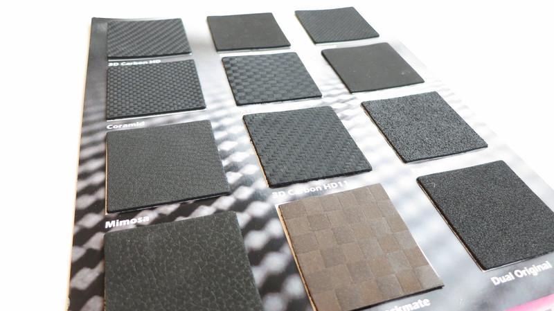 Surface Structured Leather -Decorative leather with improved abrasion resistance-Material Sample Shop