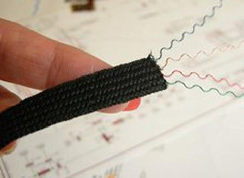 Textile Ribbon Cable - Multiple conductors integrated in textiles-Material Sample Shop