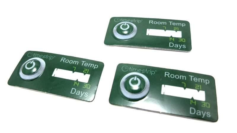 Time Indicator - Label that monitors elapsed time-Material Sample Shop